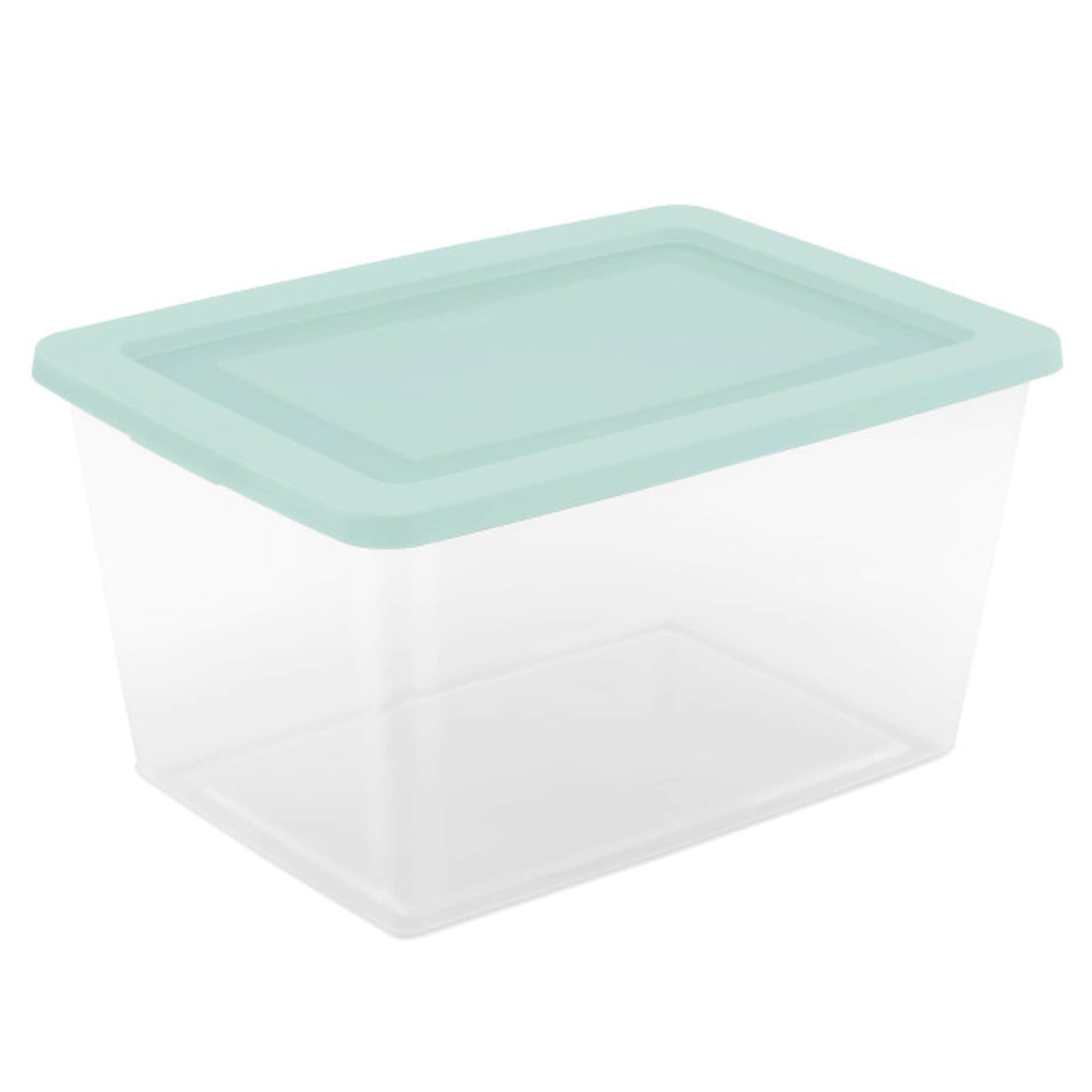 Sterilite  58Qt Storage Boxes Clear Plastic Containers with Lid Set of 32 Mint