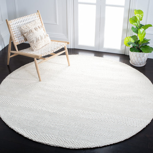 Safavieh  Marbella 556 Ivory Contemporary 7ft x 7ft Round Rug