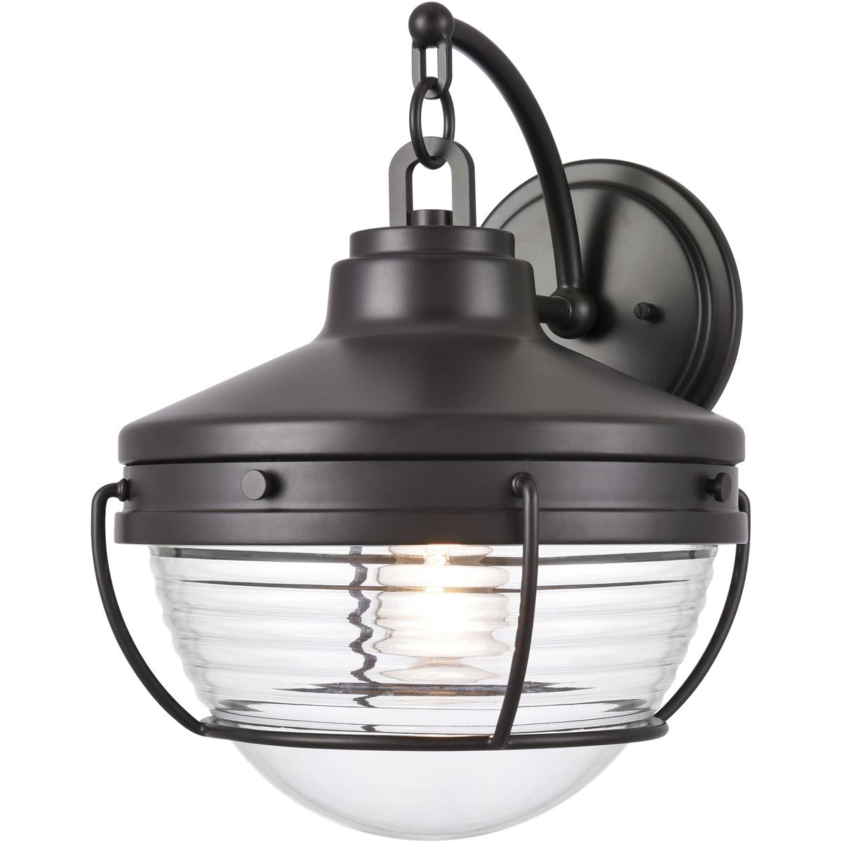 Atlas Lighting and Home  OL11132-BZ Eastport 1 Light 14 inch Oil Rubbed Bronze Outdoor Wall Sconce