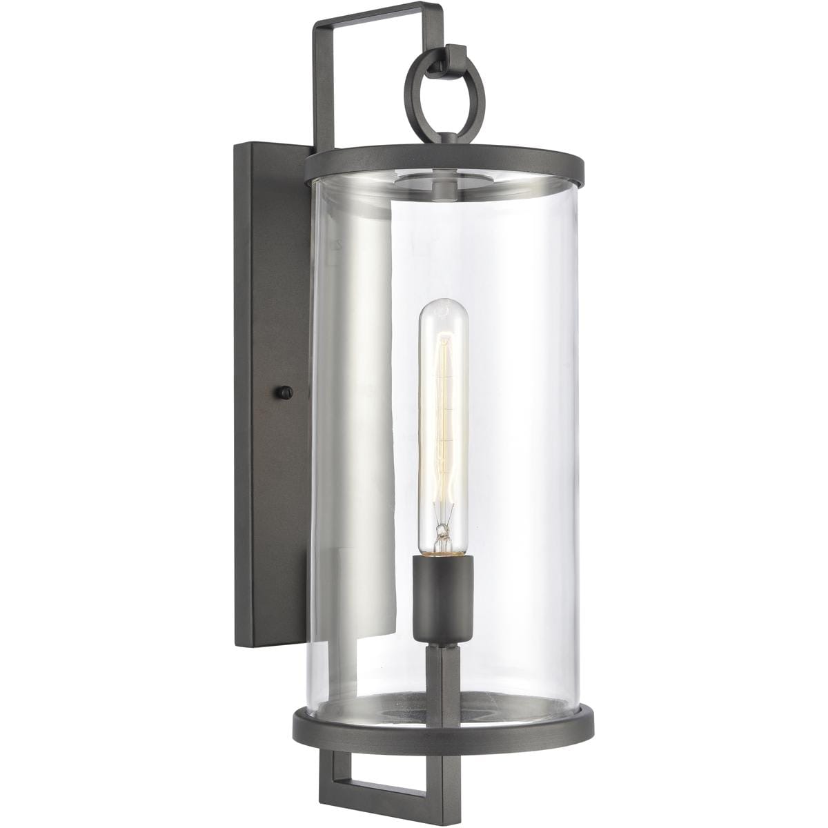 Atlas Lighting and Home  OL11159-BK Hopkins 1 Light 205 inch Charcoal Outdoor Wall Sconce