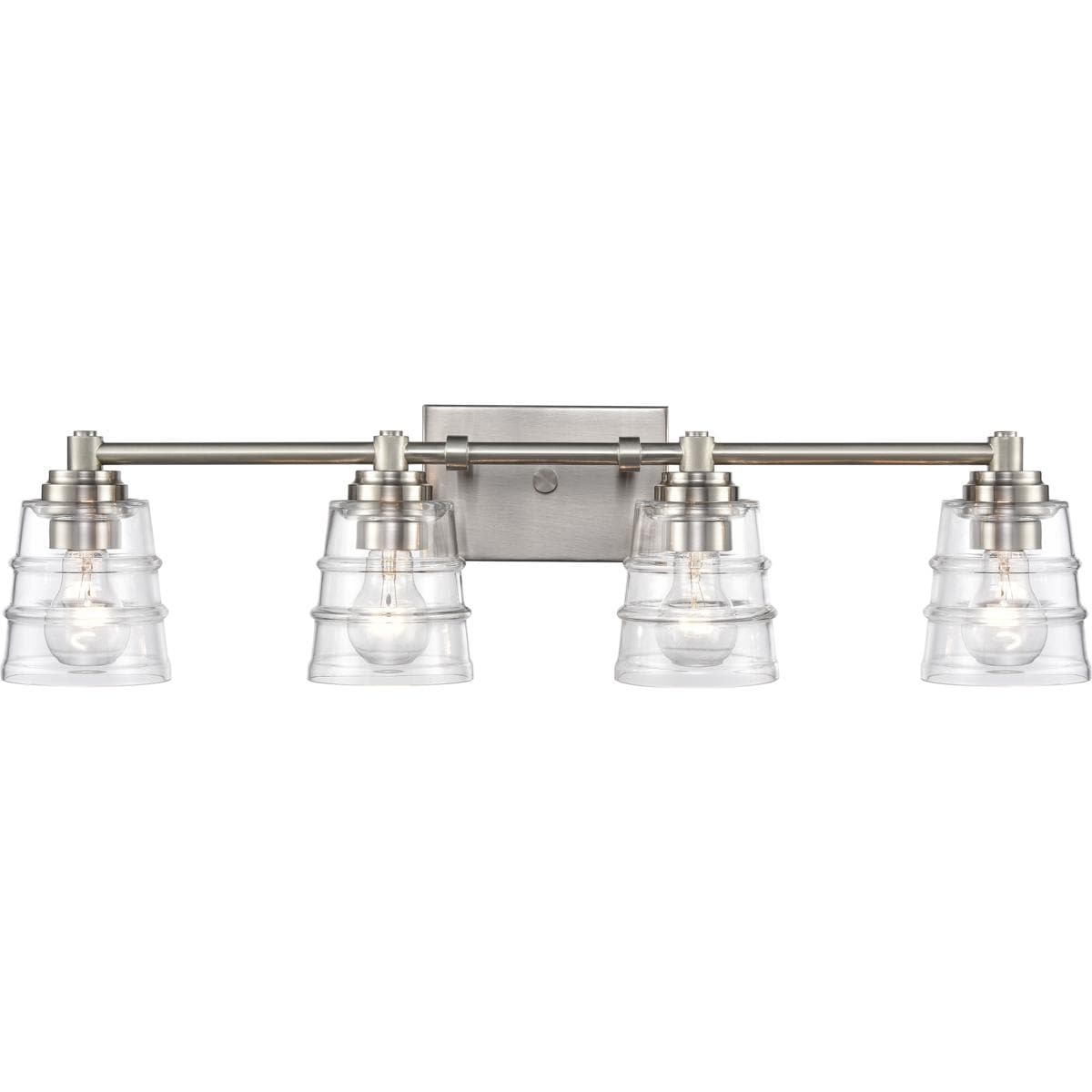 Atlas Lighting and Home  WL11417-NK Pulsate Vanity Light Wall Light in Satin Nickel