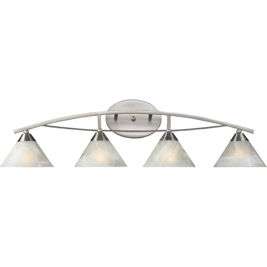 Atlas Lighting and Home  WL11290-NK Elysburg Vanity Light Wall Light in Satin Nickel