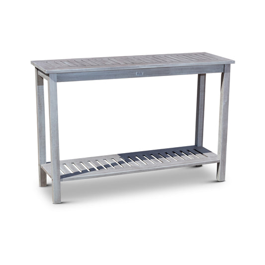 LOVMOR Eucalyptus Console Table Silver Gray
