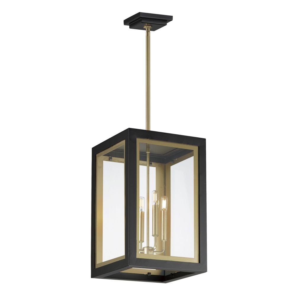 Maxim Lighting Neoclass 4 - Light Black And Gold Black Modern / New Traditional Incandescent Aluminum And Glass