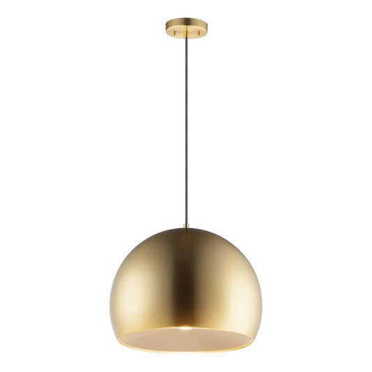 ET2 Palla 1 - Light Satin Brass And Coffee Brass Modern - LED Acrylic And Aluminum And Steel Pendant Light