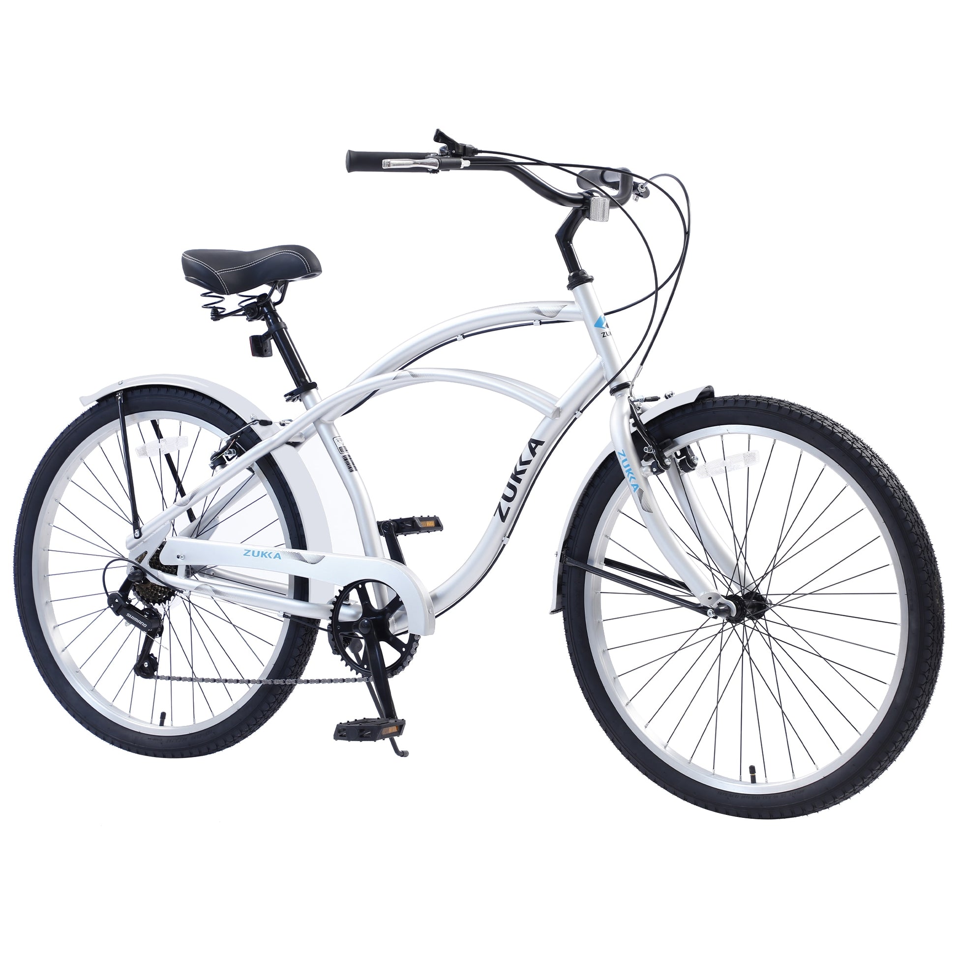 Siavonce Men's Beach Cruiser BikeÂ  7 Speed BicyclesÂ  26-inInch Multiple Colors