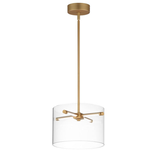 ET2 Polo 1 - Light Gold Modern - LED Glass And Polycarbonate And Steel Pendant Light