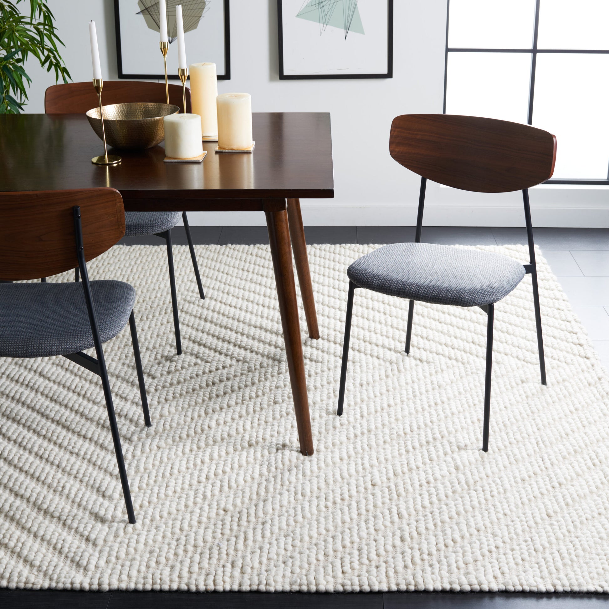 Safavieh  Natura 276 Ivory Contemporary 8ft x 10ft Large Rectangle Rug