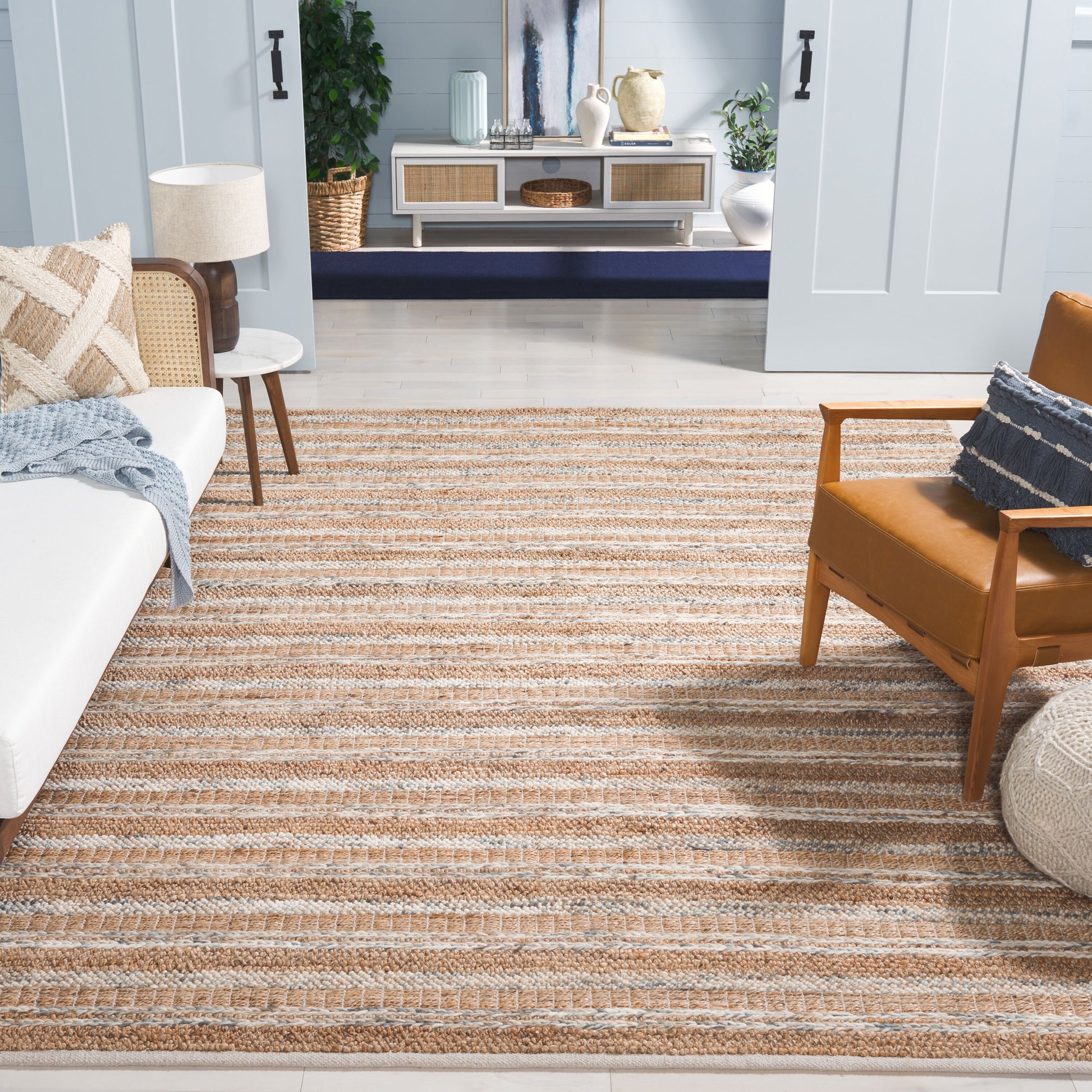 Safavieh Natura 501 Natural/Brown Bohemian 6ft x 9ft Medium Rectangle Rug