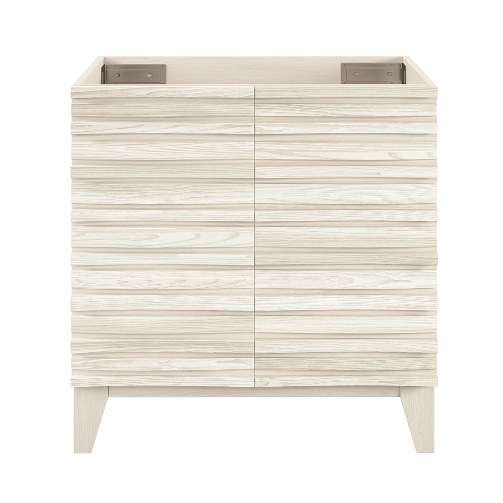 Swiss Madison Cascade 30 Freestanding Bathroom Vanity Cabinet without Top in White Oak