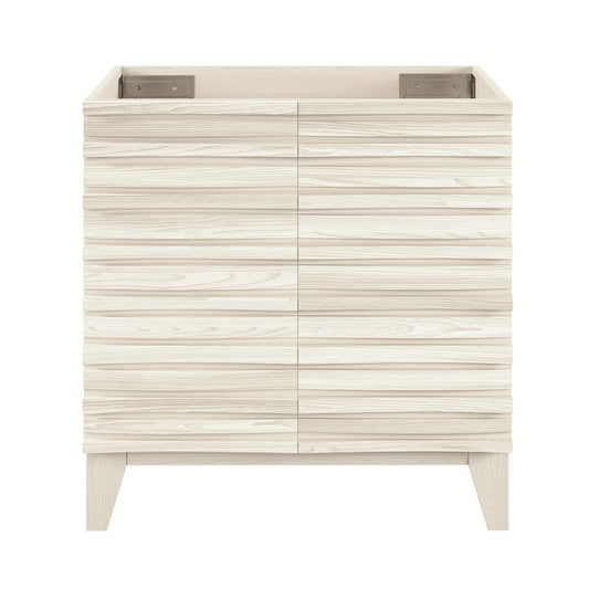 Swiss Madison Cascade 30 Freestanding Bathroom Vanity Cabinet without Top in White Oak
