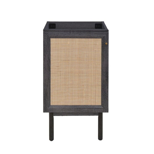 Swiss Madison Classe 18 Bathroom Vanity in Black Cabinet Only