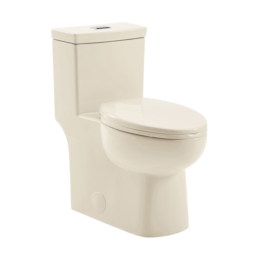 Swiss Madison 12 Rough in 11 16 GPF Dual Top Flush Elongated Toilet in Glossy Bisque