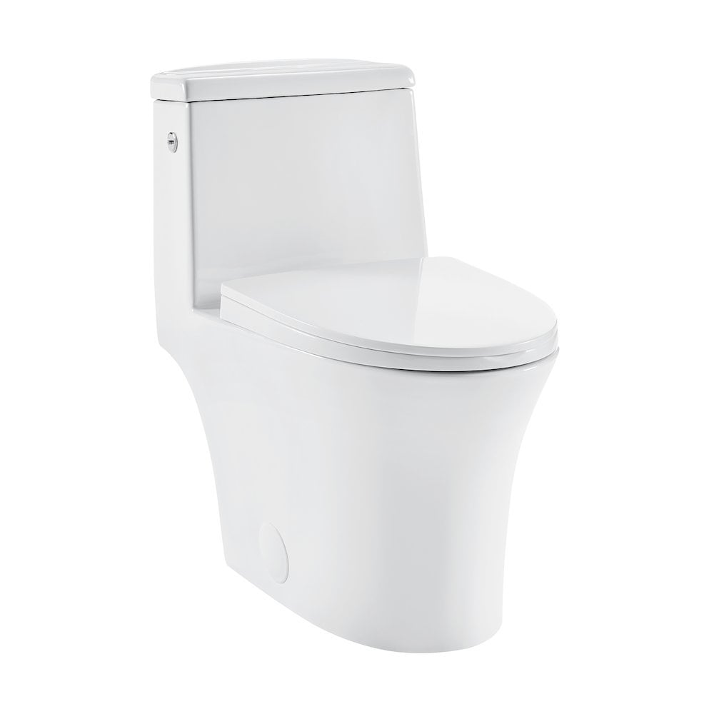 Swiss Madison Hugo One Piece Elongated Toilet Dual Flush 11 16 gpf  Touchless