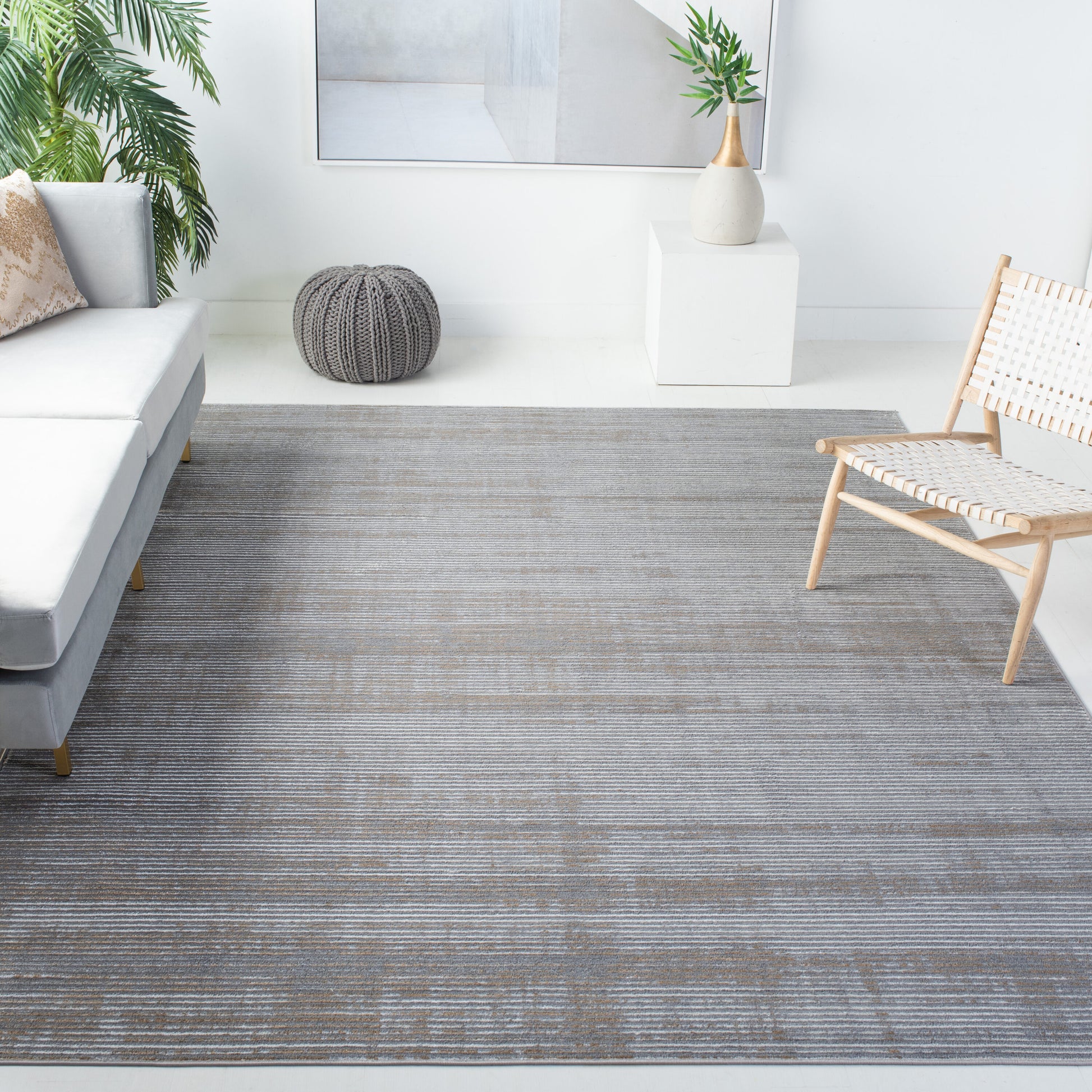 Safavieh Orchard 661G Grey/Gold 9 x 12 Rectangular Area rug