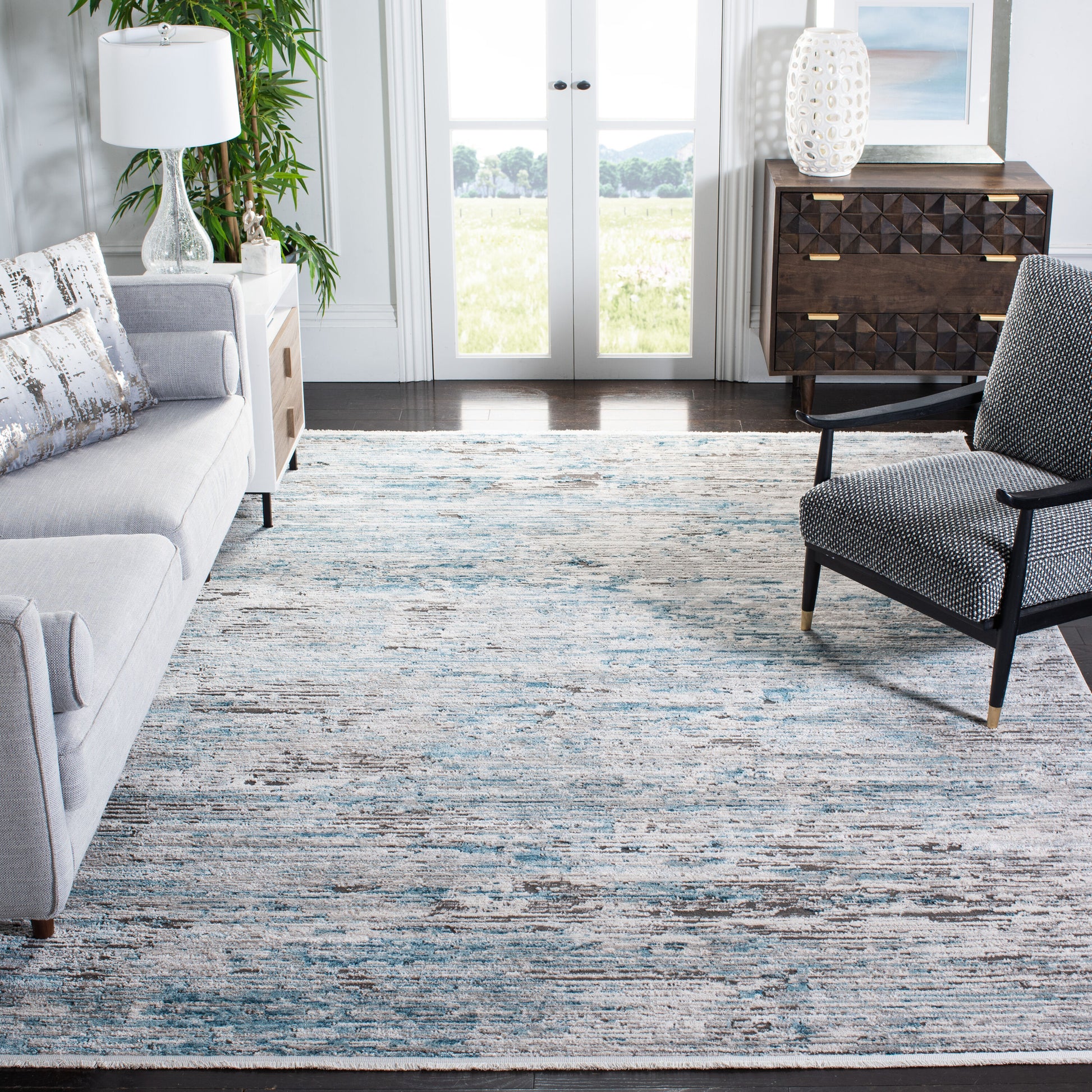 Safavieh Shivan 720F Blue Grey 10 x 14 Rectangular Area rug