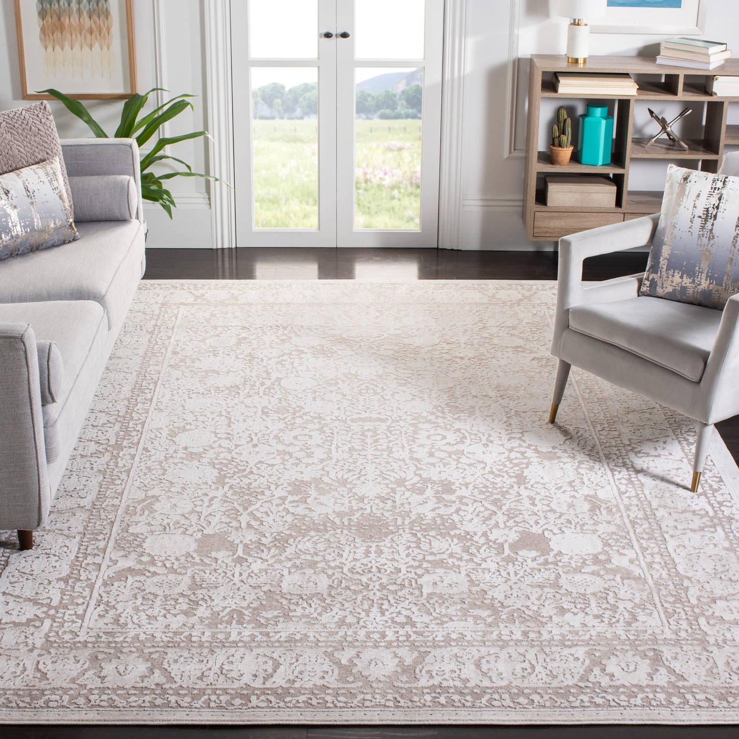 Safavieh Reflection 663A Beige Cream 9 x 12 Rectangular Area rug