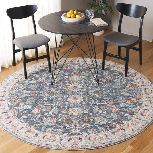 Safavieh Vivaldi 516M Blue/Ivory 7 x 7 Round Area rug