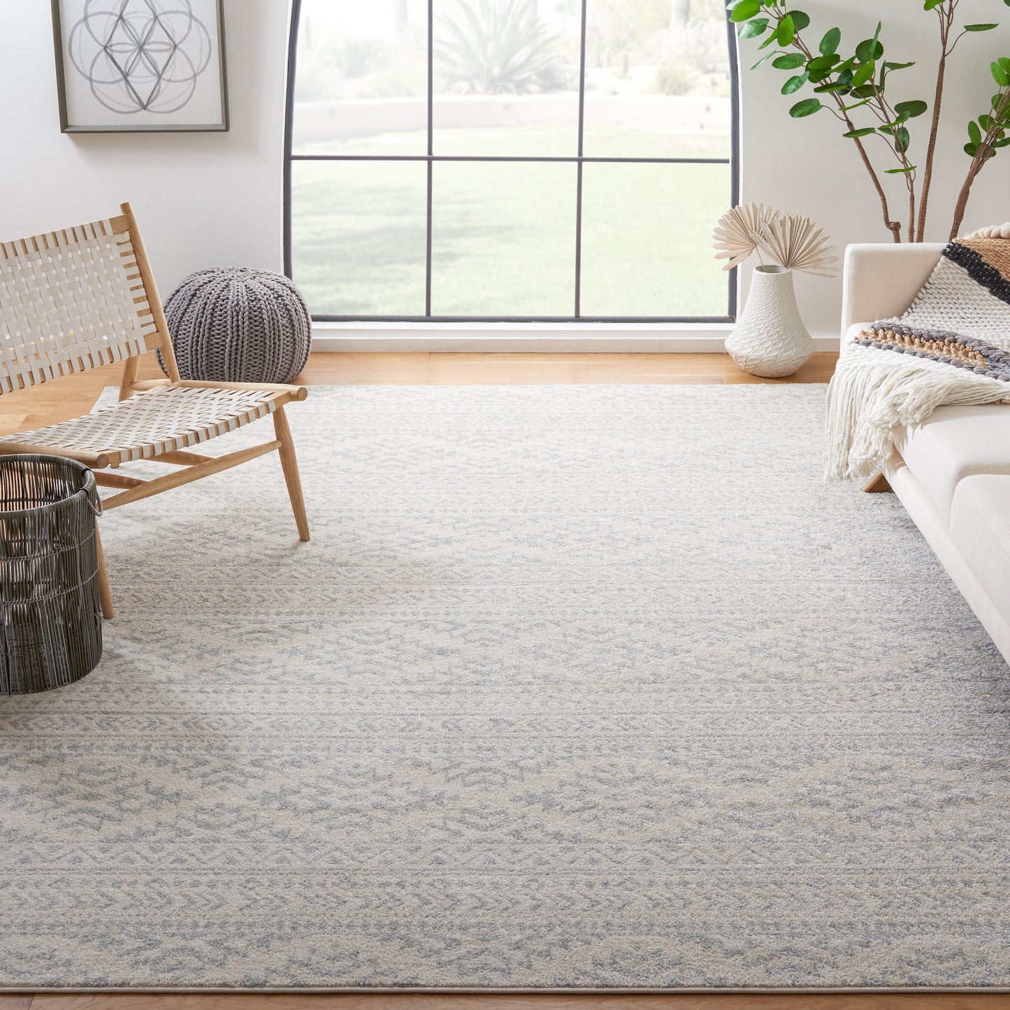 Safavieh Tulum 272G Ivory/Light Grey 12 x 18 Rectangular Area rug