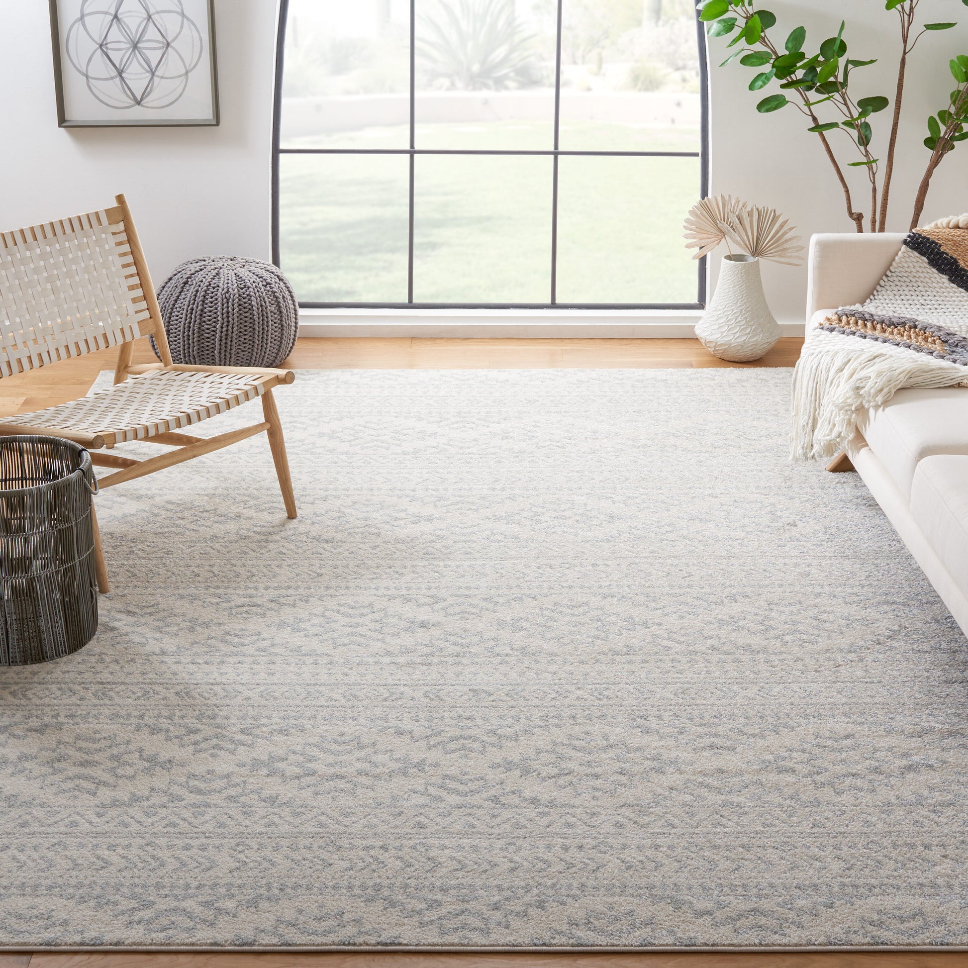 Safavieh Tulum 272G Ivory/Light Grey 12 x 18 Rectangular Area rug