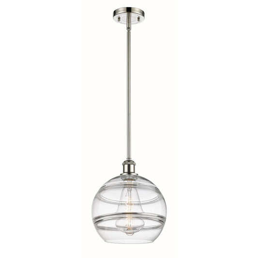 Innovations Lighting  516-1S-PN-G556-10CL Ballston Rochester Mini Pendant Polished Nickel
