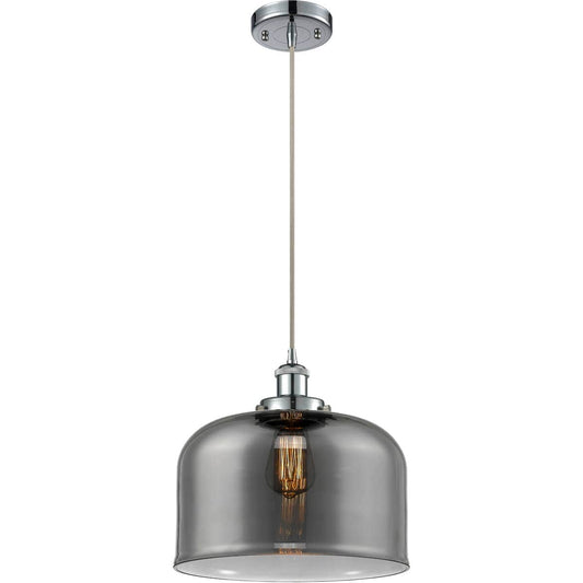 Innovations Lighting  916-1P-PC-G73-L-LED Ballston X-Large Bell Mini Pendant Polished Chrome