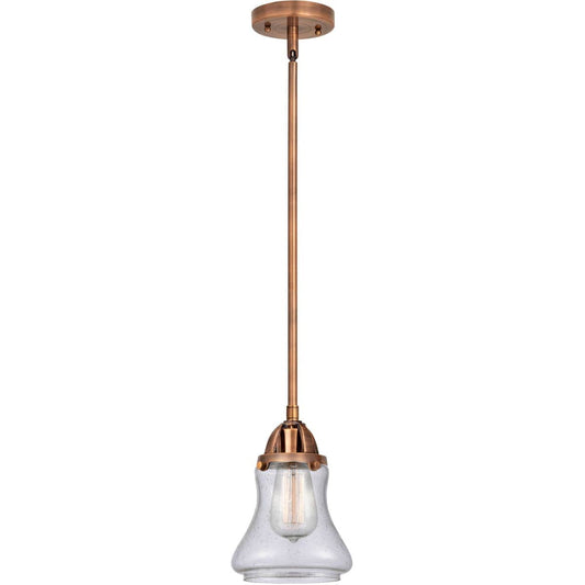 Innovations Lighting  288-1S-AC-G194 Nouveau 2 Bellmont Mini Pendant Antique Copper