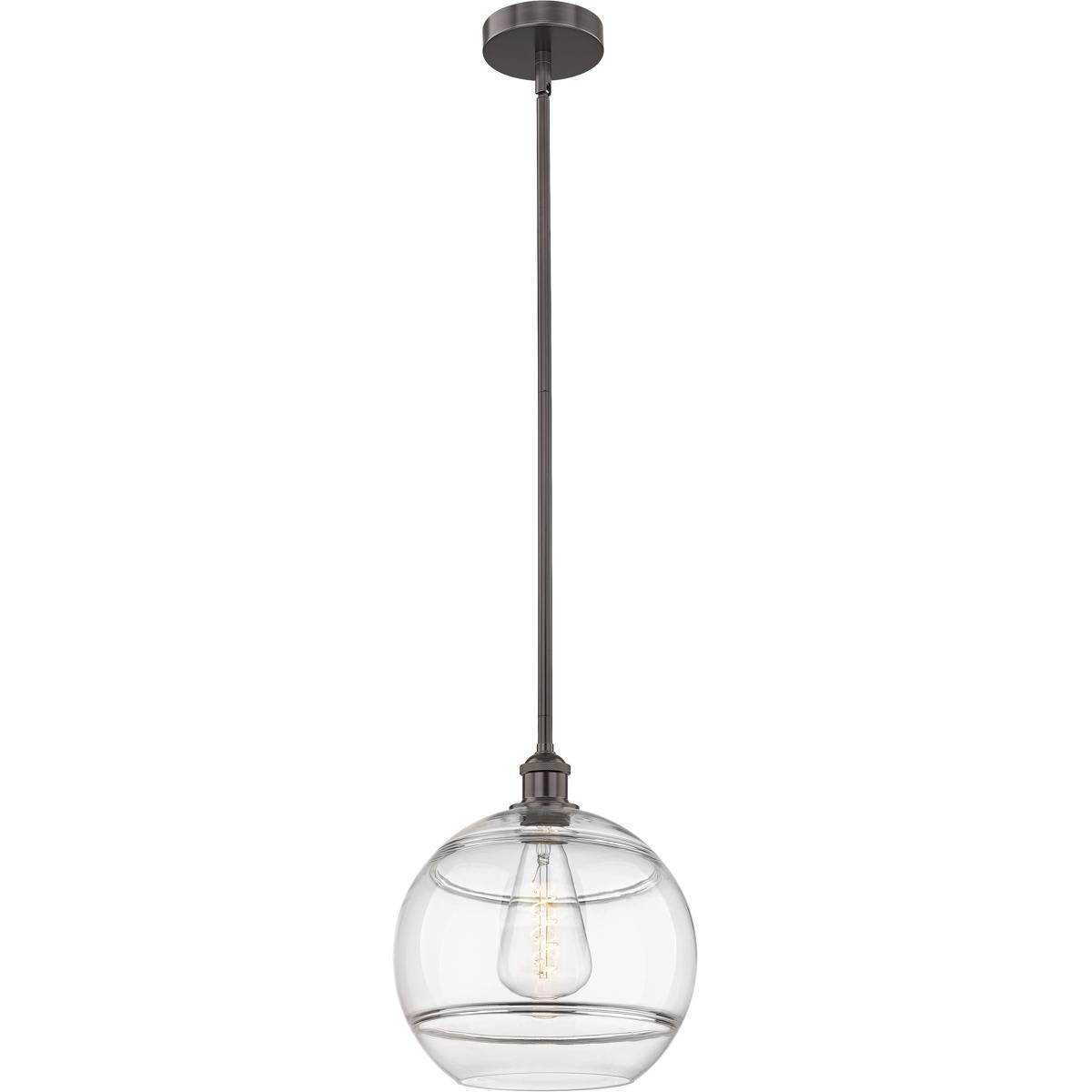 Innovations Lighting  616-1S-OB-G556-12CL Edison Rochester Mini Pendant Oil Rubbed Bronze