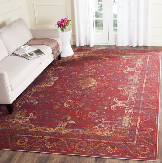 Safavieh Vintage 137-2888 Purple Fuchisa 9 x 12 Rectangular Area rug