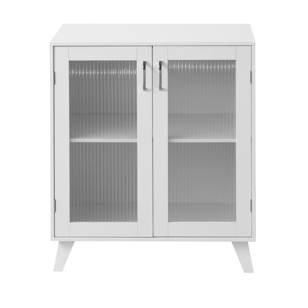 Clihome 27.1-in W 2 -Door White Accent Cabinet