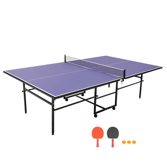 Qeetex Professional Outdoor Table Tennis Table Indoor Outdoor Portable Ping Pong Table Game