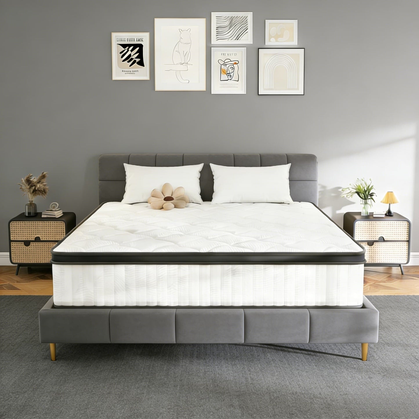 Serwall Supportive Innerspring Mattress with Memory Foam