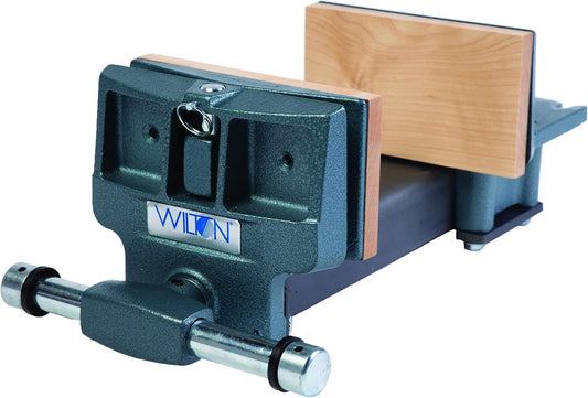 Wilton Woodworking Vise, 4" x 7" Jaw, 10" Max Jaw Opening, Rapid-Action (Model 78A)