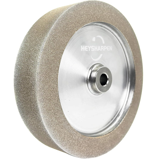 Mega Square CBN Grinding Wheel 8 inch 80 Grit,1.5\u201D Wide,5\/8\u201D Arbor,for Sharpening Woodturning and HSS Tools,Suitable for Most 8-inch Bench Grinders(80 Grit)