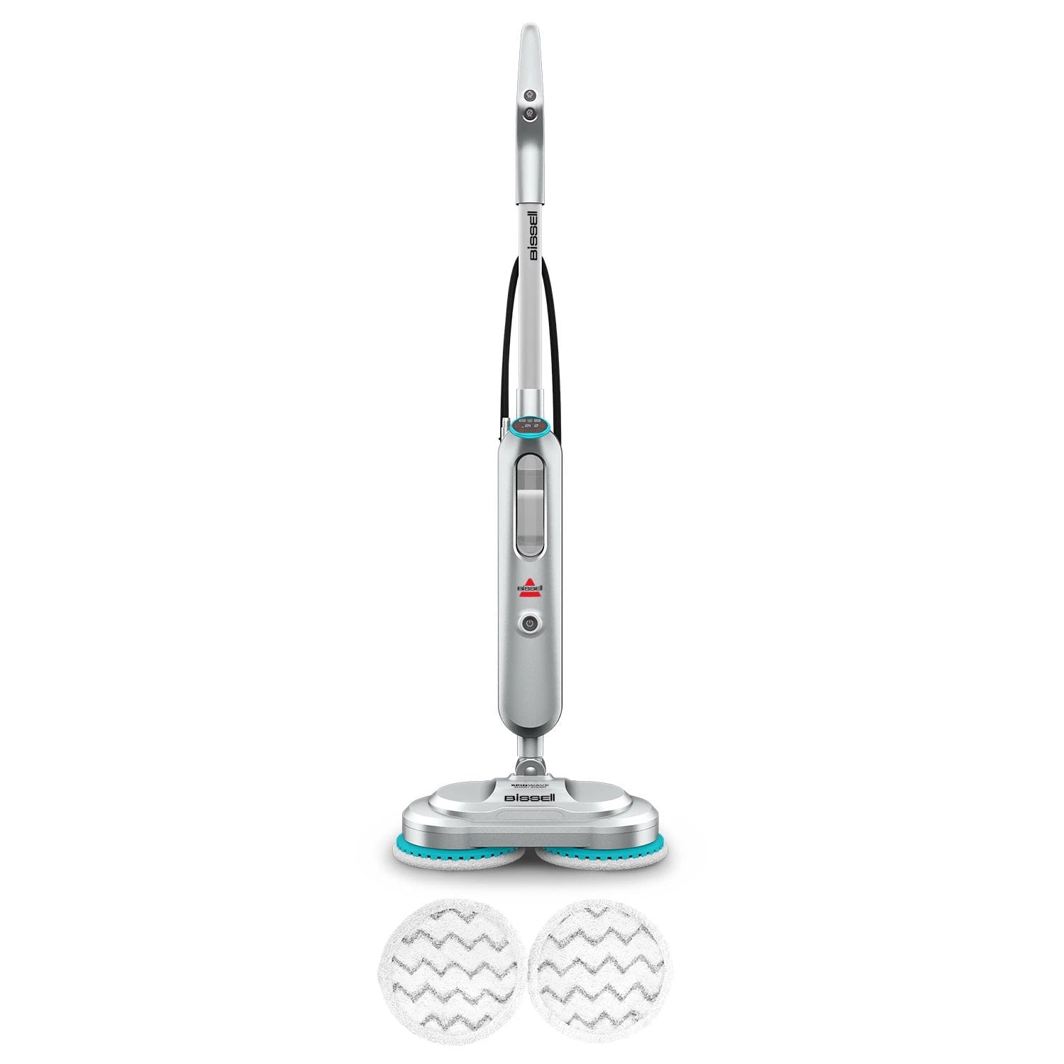 BISSELL SpinWave SmartSteam, Corded, Scrubbing and Sanitizing Mop for Hard Floors with Rotating Mop Pads and LED Display, 3712W