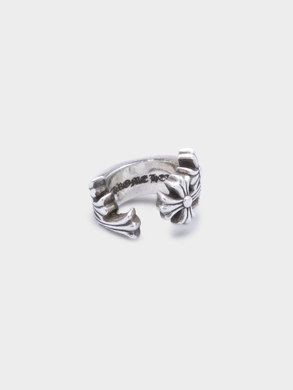 Triple Cross Curve Ring
