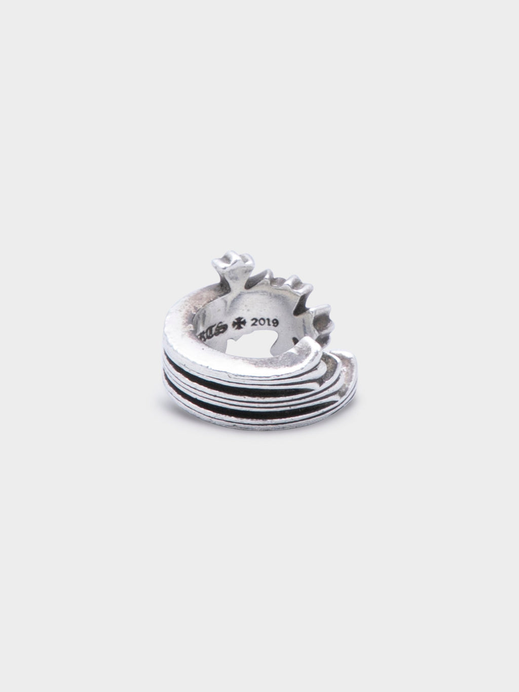 Triple Cross Curve Ring