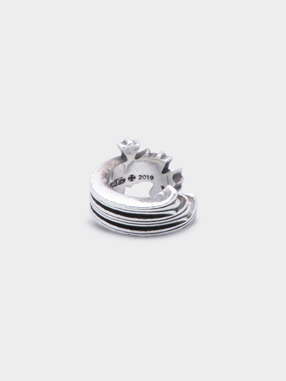 Triple Cross Curve Ring