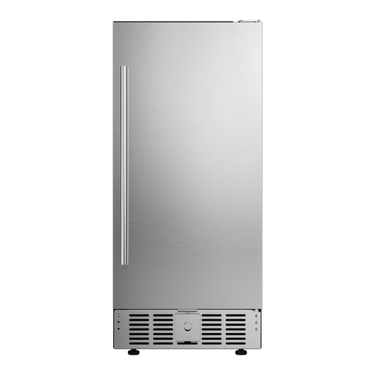 EUHOMY Beverage Refrigerator 14.8 Inch, Under Counter 125 Can Beverage Fridge with Stainless Steel Door, Beverage Cooler Built-in and Undercounter Beer Fridge