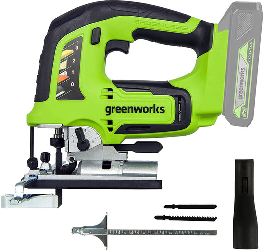 Greenworks 24V Brushless Jig Saw, Battery Not Included 3601202
