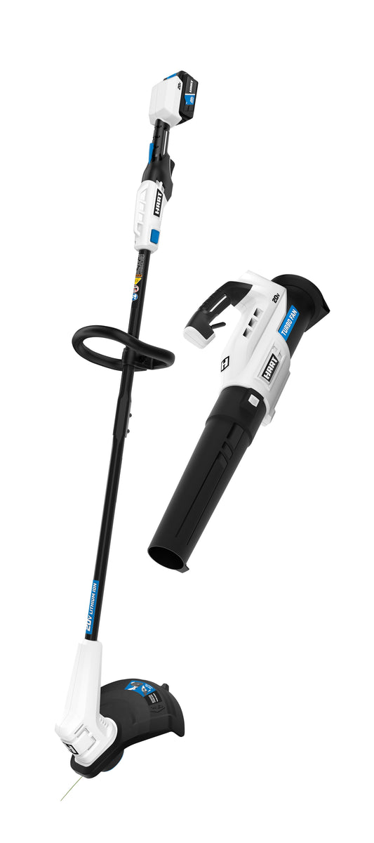 HART 20 Volt 13" Cordless Trimmer & Blower Combo Kit
