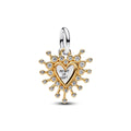 Pandora Radiant Heart Double Dangle Charm