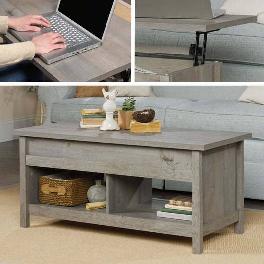 Sauder Cannery Bridge Lift-top Coffee Table, Mystic Oak Finish