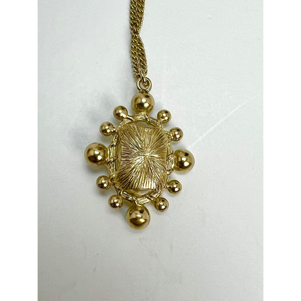 Chanel Crystal CC Necklace Gold Pearly Fashion Jewelry