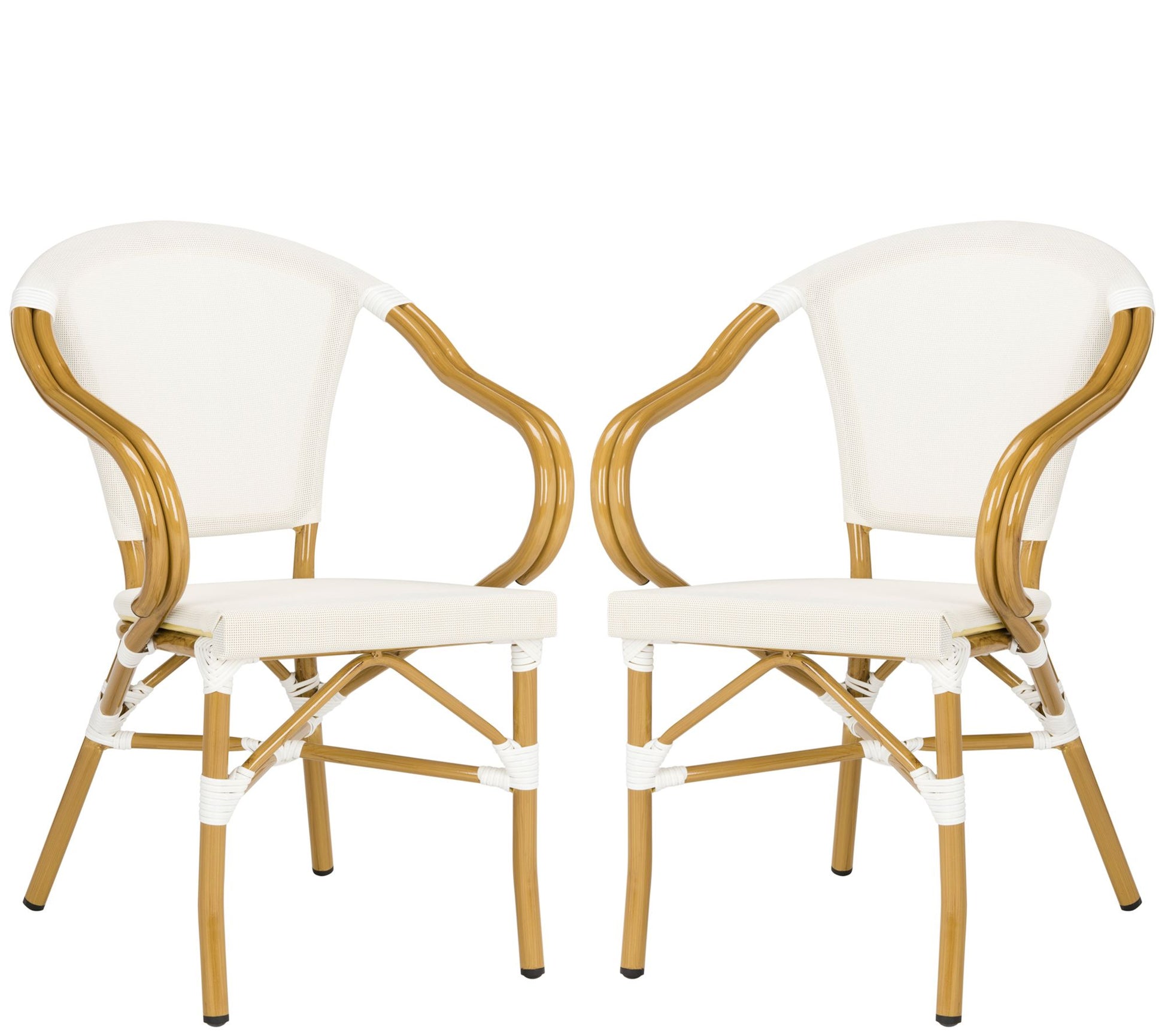 Safavieh Karine Stacking Arm Chairs