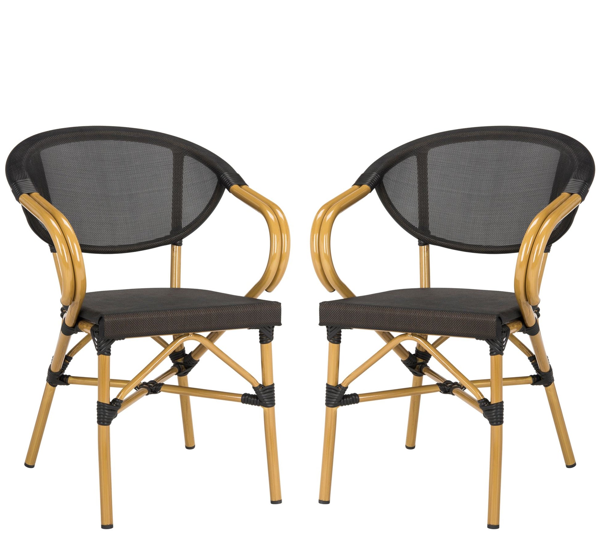 Safavieh Burke Stacking Arm Chairs