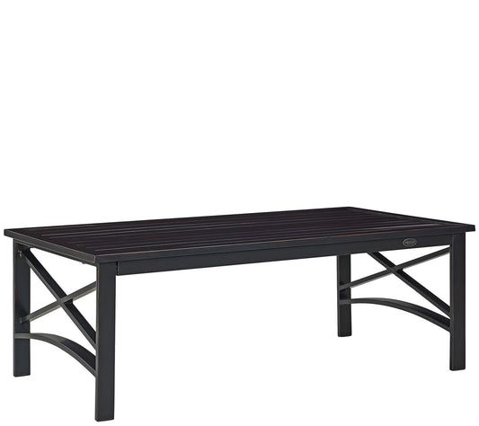 Kaplan Coffee Table in Oiled Bronze