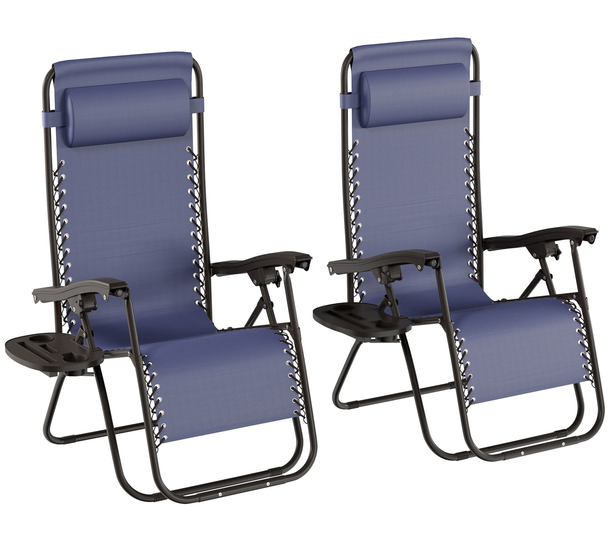 Set of 2 Zero Gravity Lounge Chairs by Lavish Home