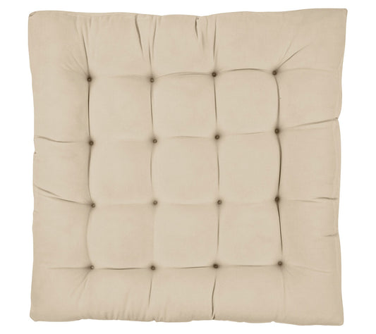 Sorra Home 40" Square Sunbrella Floor Pillow wi th Handle