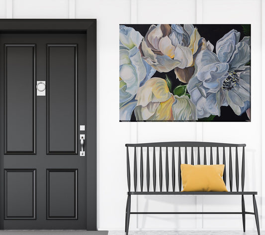 West of the Wind Floral Waltz Outdoor Canvas Ar40x30